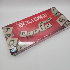 Hasbro Scrabble Board Game Family Fun Night 2-4 Players Ages 8+ Sealed Unopened